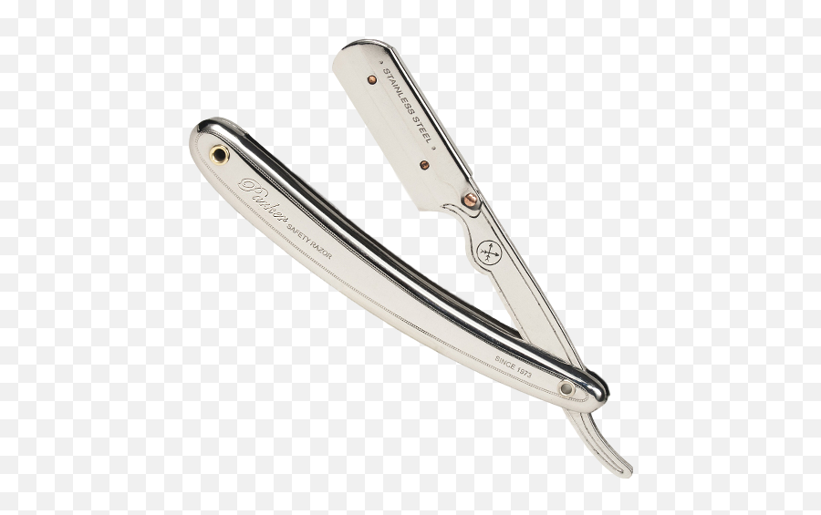 Parker Stainless Steel Handle Clip Type - Parker Safety Razor Png,Barber Razor Png