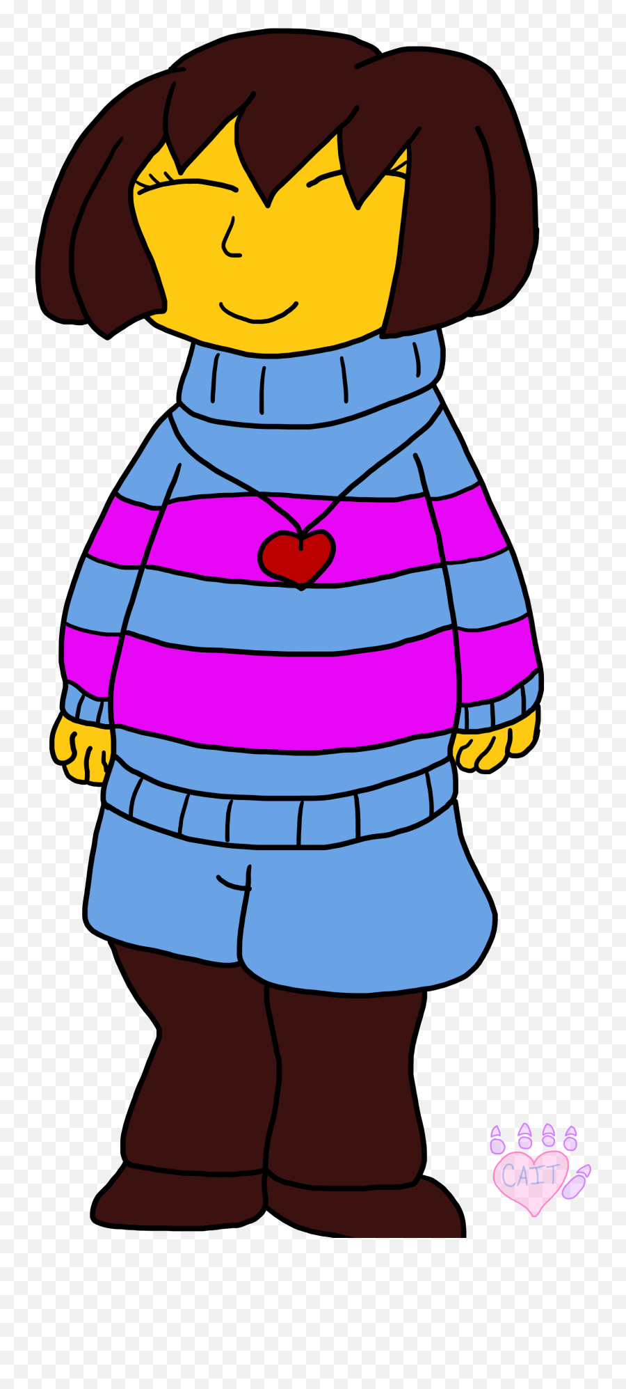 Frisk U2014 Weasyl - Cartoon Png,Frisk Png