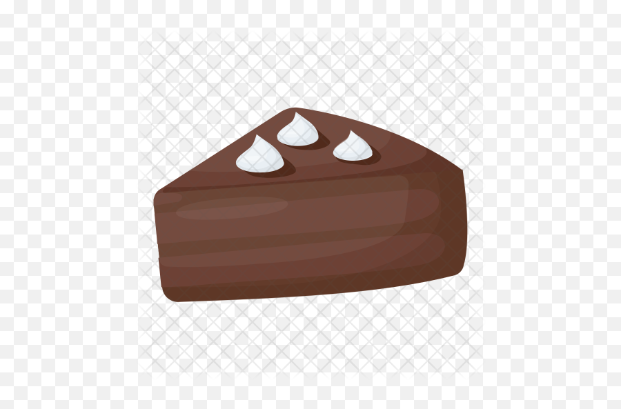 Cake Slice Icon Of Flat Style - Chocolate Cake Icon Png,Cake Slice Png