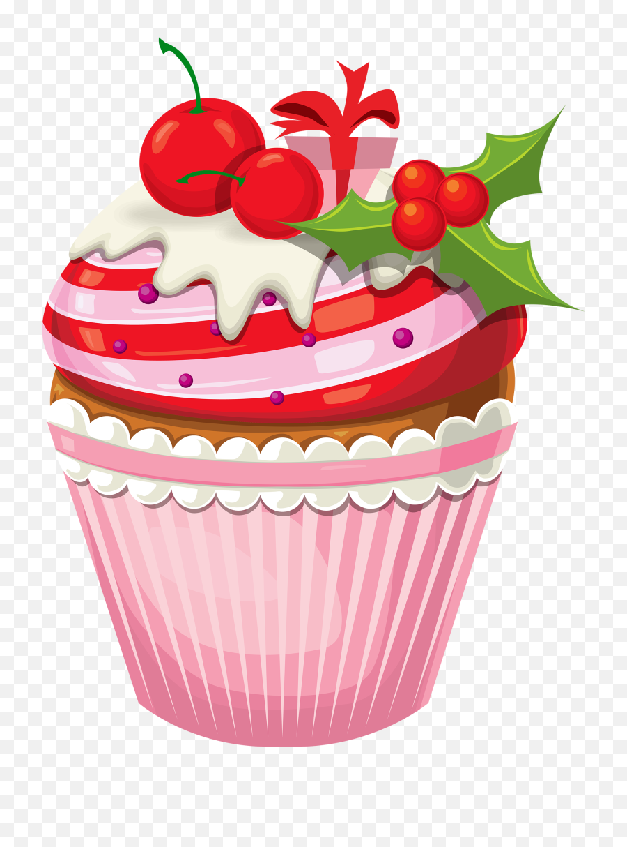 Christmas Cake Png Clipart The Best - Clipartpng Cupcakes Clipart Png,Christmas Png