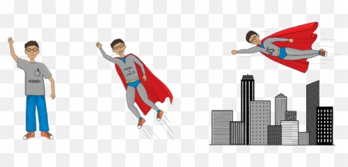 Chapter 4 Javascript - How To Become A Web Developer A Illustration Png,Superman Flying Png