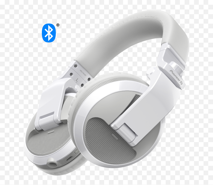 Pioneer Bluetooth Dj Headphones White - Pioneer Hdj X5 White Png,Dj Headphones Png