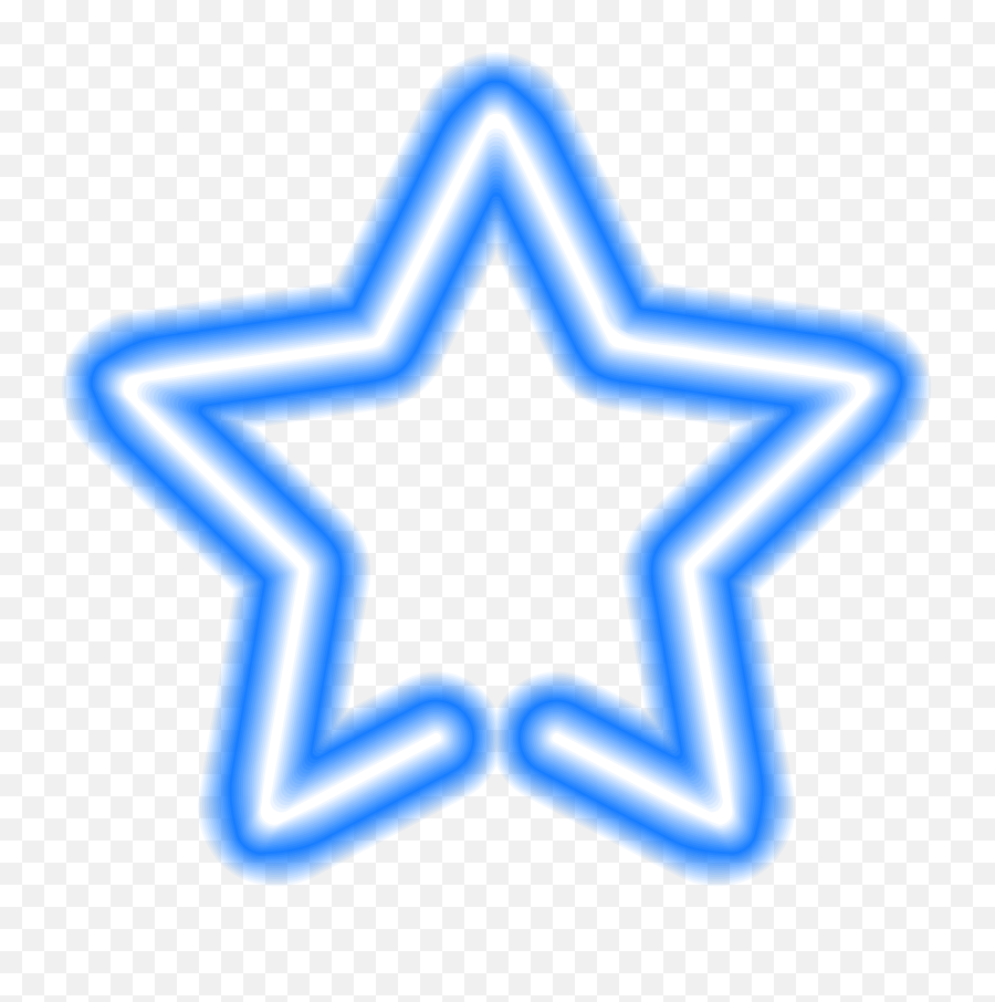 Neon Light Png - Neon Star Transparent Background,Neon Line Png