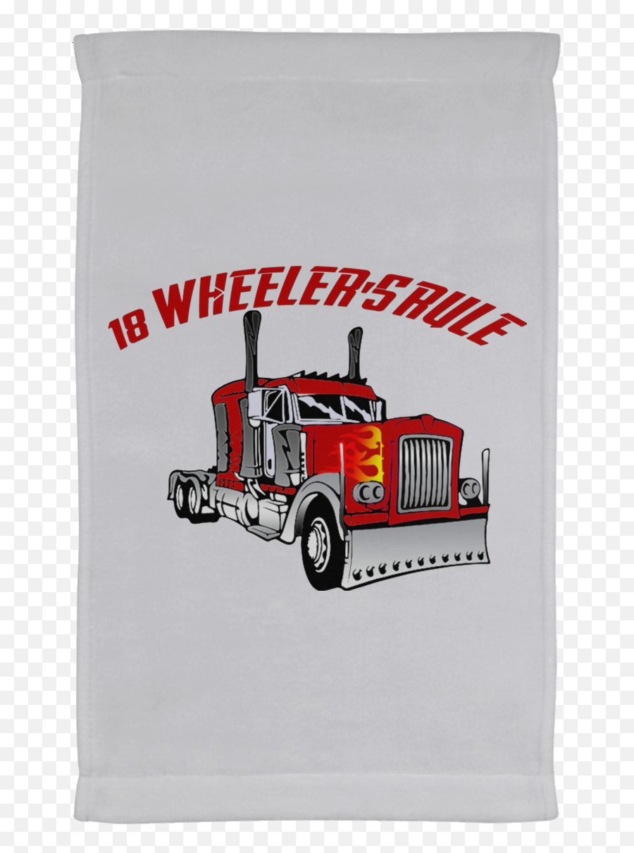 18 Wheelers Rule Kitchen Towel - Trailer Truck Png,18 Wheeler Png