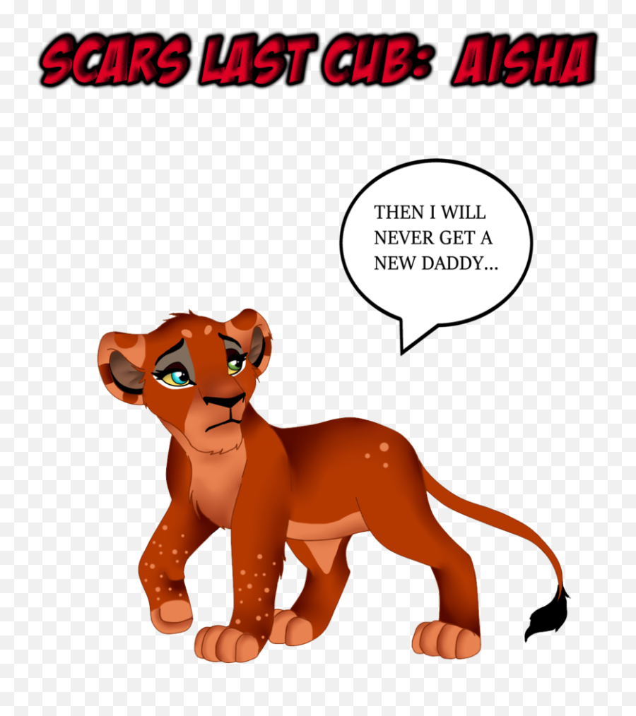 Scars Last Cub - Fanart Lion King Scars Daughter Cub Scar Lion King Png,Scars Png