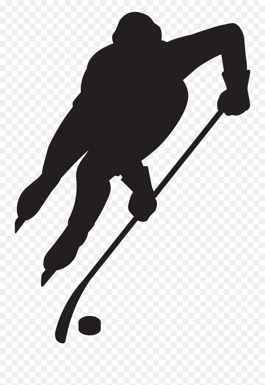 Hockey Silhouette Clip Art - Silhouette Player Field Hockey Png,Hockey Png