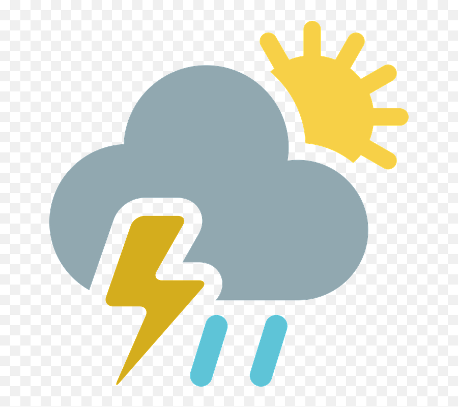 Cloudy Png - Cloud Partly Cloudy Sun Rain Weather Sol E Chuva Png,Weather Pngs