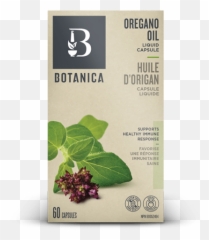 Oregano Oil Liquid Capsule Herbs Botanica - Botanica Thyroid Support Png,Oregano Png