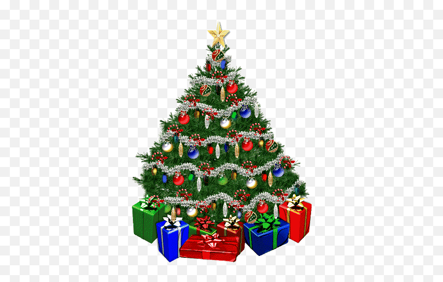 Animated Christmas - Christmas Tree Png Gif,Christmas Lights Gif Png