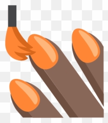 Nail Polish Emoji Clipart - Transparent Background png