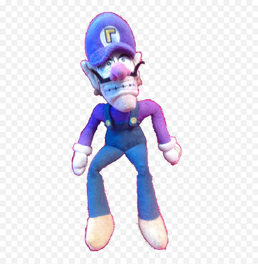 Waluigi - Wario Super Mario Plush Kids Png,Waluigi Png