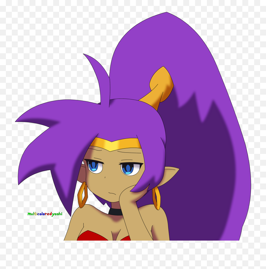 When You Complete Seven Sirens And - Shantae And The Seven Sirens Anime Png,Shantae Png