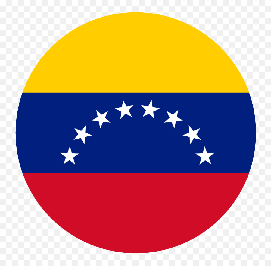 Vector Country Flag Of Venezuela - Venezuela Flag Circle Png,Venezuela Png