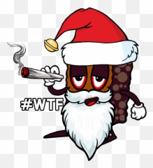 Santa Hat Clipart - Freight Train What The Fudge png