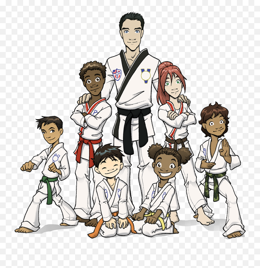 Teaching Martial Arts Repetition - Kids Martial Arts Cartoon Png,Karate Png
