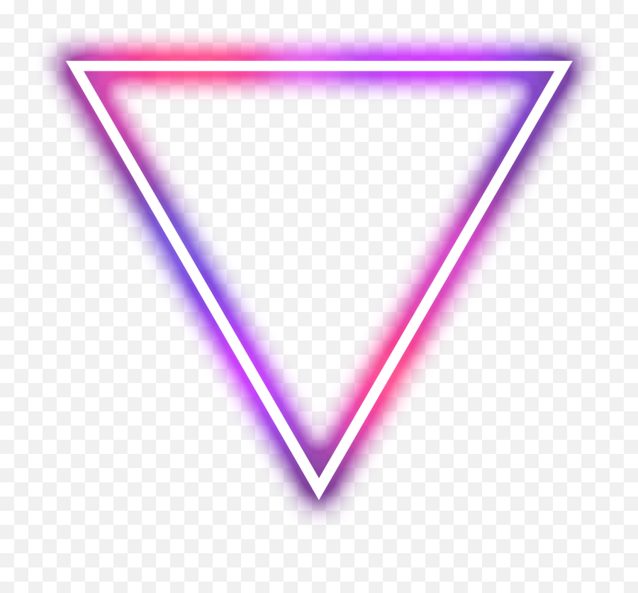 Neon Glow Triangle Pop Out Photo Effect - Picsart 3d Portrait Dp Editing Background Png,Neon Triangle Png