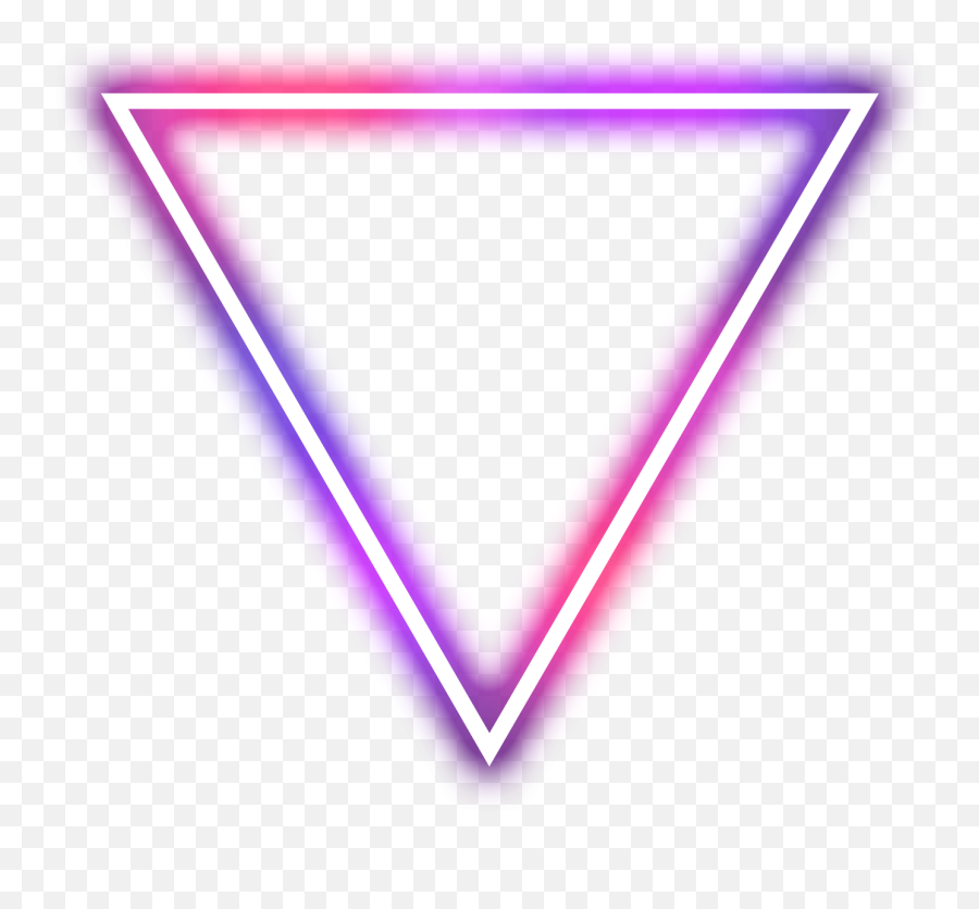 Neon Glow Triangle Pop Out Photo Effect - Picsart 3d Portrait Dp Editing Background  Png,Neon Triangle Png - free transparent png images 