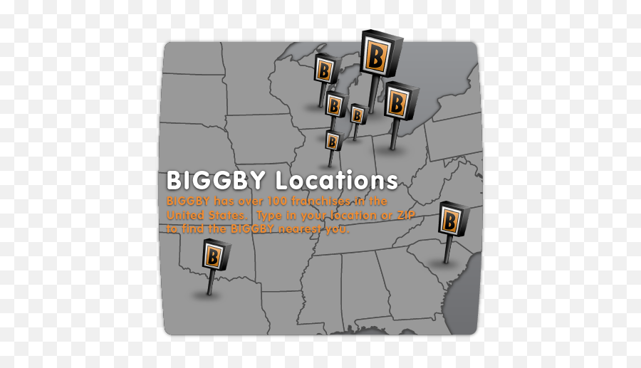 Biggby Coffee Locations - Biggby Coffee Location Map Png,Biggby Coffee Logo