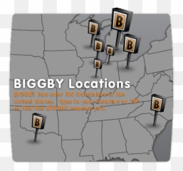 Biggby Coffee Locations - Map png