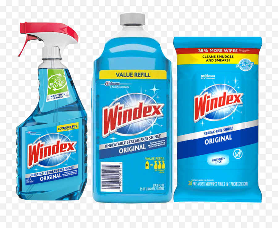 Original Glass Cleaners With Ammonia - Windex Cleaner Png,Windex Png