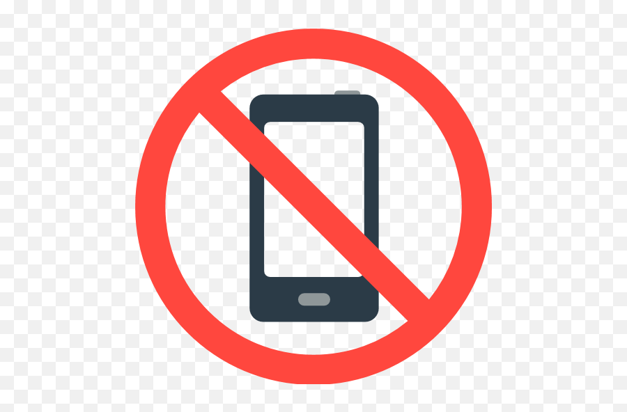 No Mobile Phones - No Cellphone Allowed Png,Phone Emoji Png
