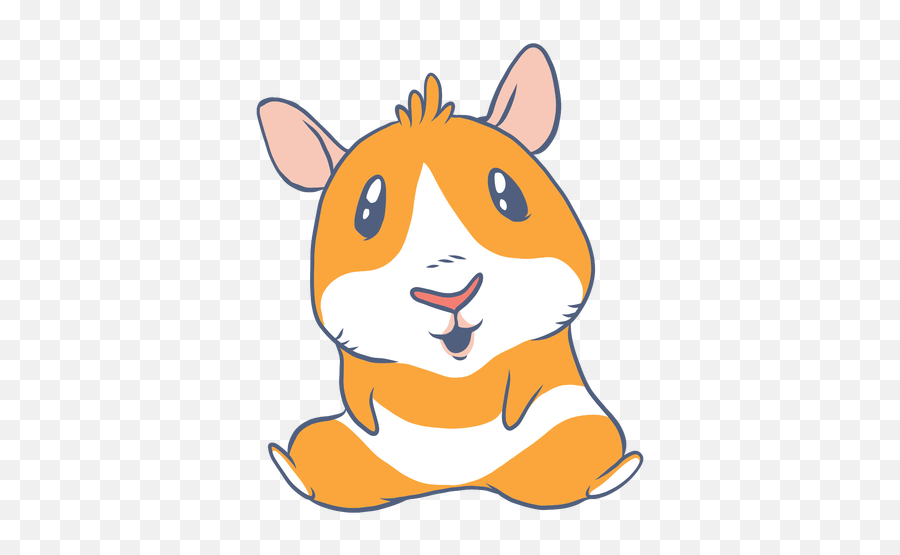 Sitting Guinea Pig Cartoon - Guinea Pig Positions Png,Guinea Pig Png