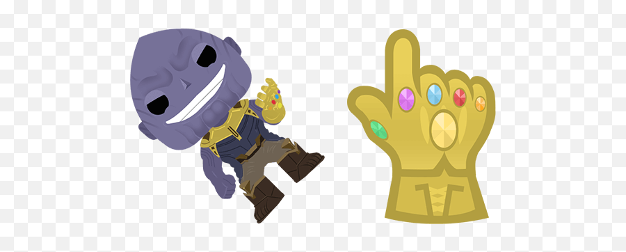 Thanos Cursor - Infinity Gauntlet Custom Cursors Png,Thanos Helmet Png