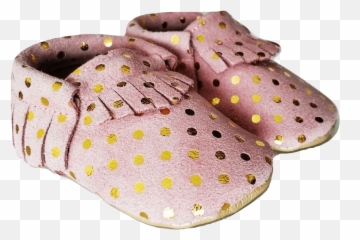 Pink Dot Baby Moccasins - Transparent Pink Baby Shoes Png,Baby Shoes Png