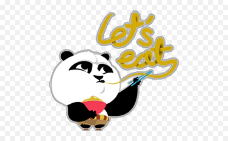 Kung Fu Panda Stickers For Whatsapp - Cartoon Png,Kung Fu Panda Logo