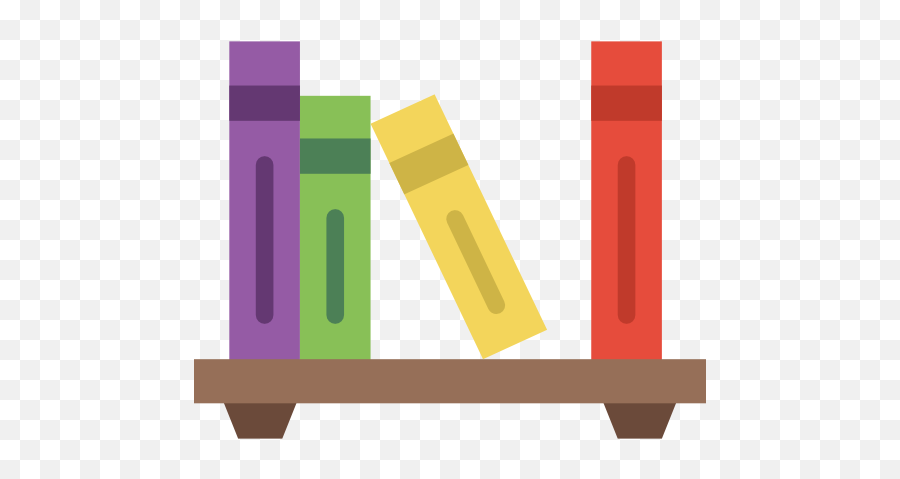 Bookshelf Free Vector Icons Designed By Smashicons - Horizontal Png,Book Shelf Icon