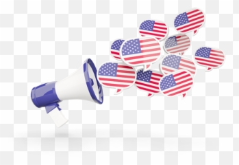 Megaphone Icon - American png