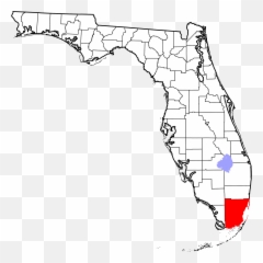Miami - Miami On Florida Map Png,Florida Map Png