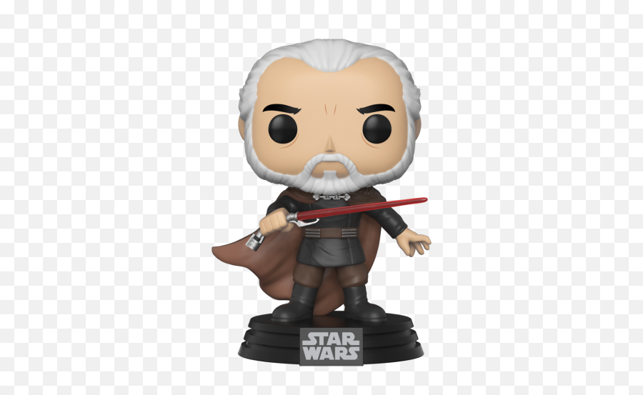 Count Dooku - Count Dooku Funko Pop Png,Count Dooku Png