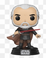 Count Dooku - Count Dooku Funko Pop Png,Count Dooku Png