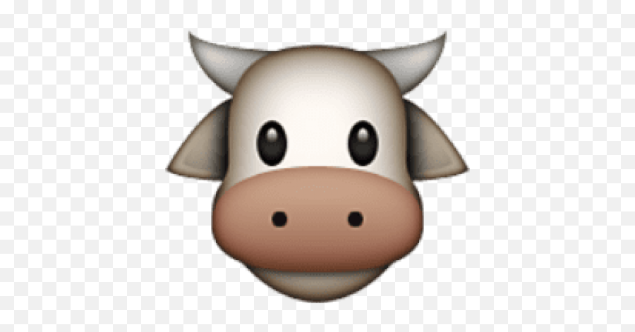 Free Png Ios Emoji Cow Face Images - Cow Emoji Png,Vaca Png