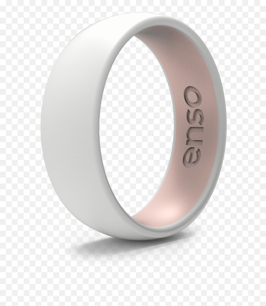 Dualtone Silicone Ring - Whitepink Sand Silikone Fingerring Png,Icon Pop Quiz Bands