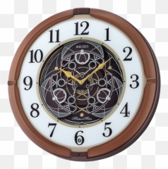 Seiko Qxm380brh Mechanical Mim Clock - Qxm380b png