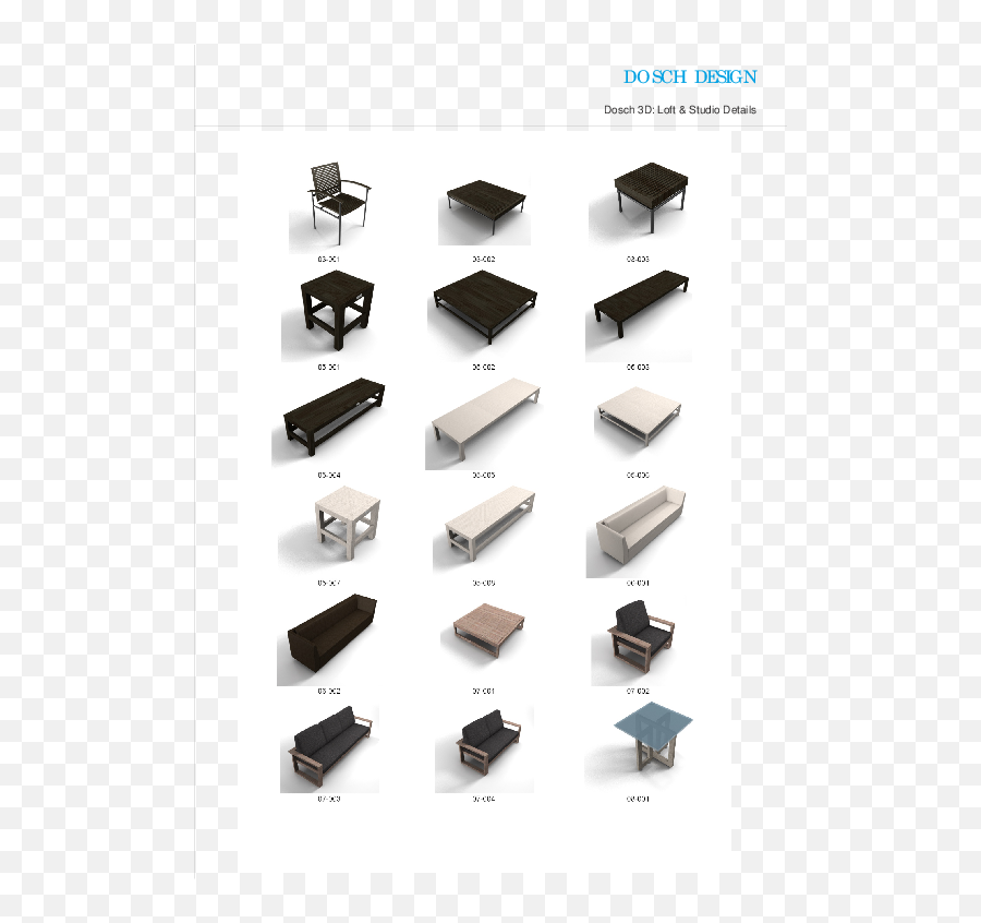 Dosch Design - Dosch 3d Loft U0026 Studio Details Furniture Style Png,Icon Loft