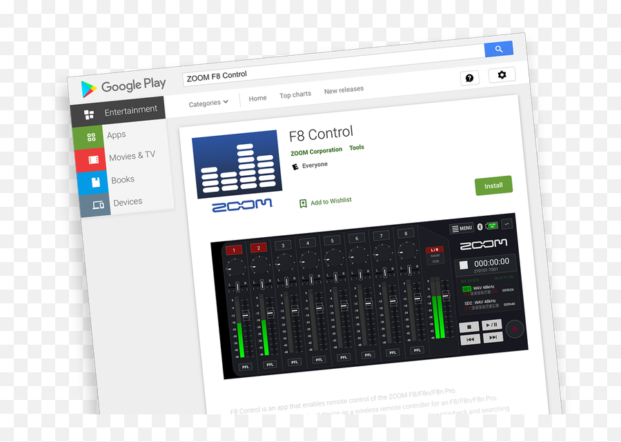 F8 Control For Android Zoom Png Icon Fader Controller