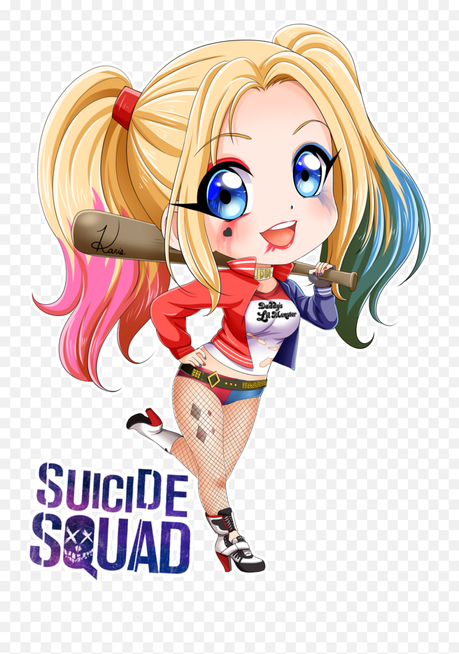 Harley Quinn Image Hq Png - Harley Quinn Chibi,Anime Chibi Png