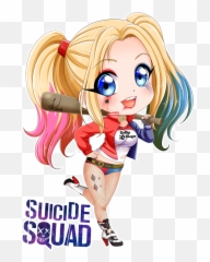 Harley Quinn Image Hq Png - Harley Quinn Chibi,Anime Chibi Png