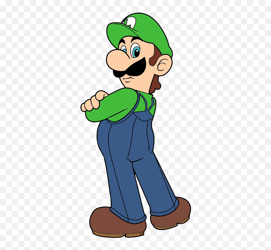 Mario Clipart Luigi - Cartoon Super Mario Luigi Png,Luigi Head Png