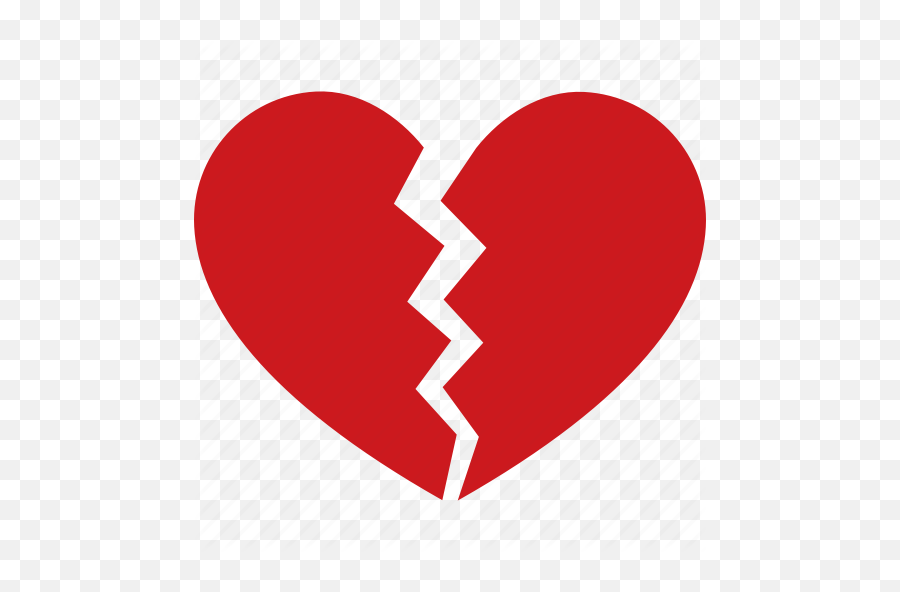 Heart Icon Facebook - Break Up Heart Png,Facebook Heart Png