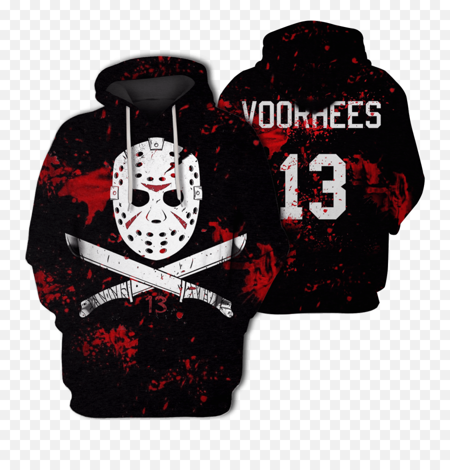 Jason Voorhees Friday The 13th Hoodies - Tshirt Zip Hoodies Apparel Friday The 13th Hoodie Png,Friday The 13th Png