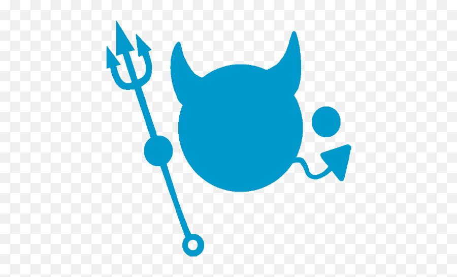 Blue Devil - Devil Blue Png,Devil Logo