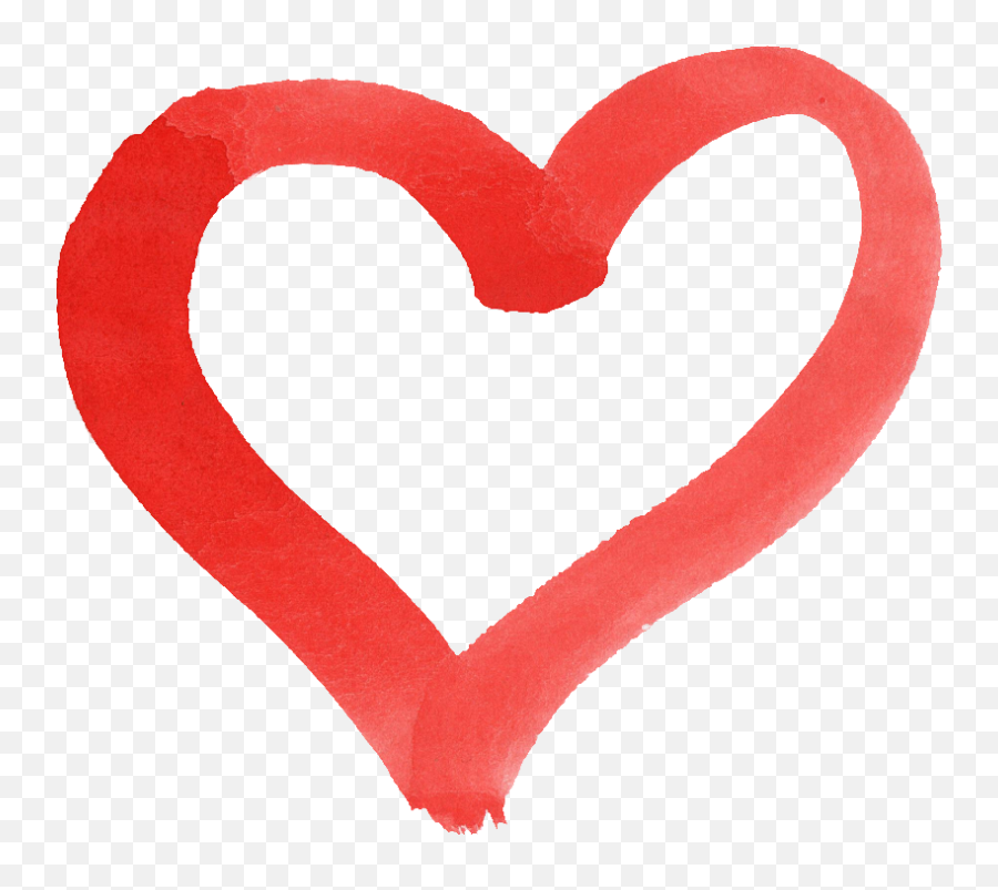 15 Red Watercolor Heart Png Transparent Onlygfxcom - Red Watercolor Heart Png,Love Heart Png