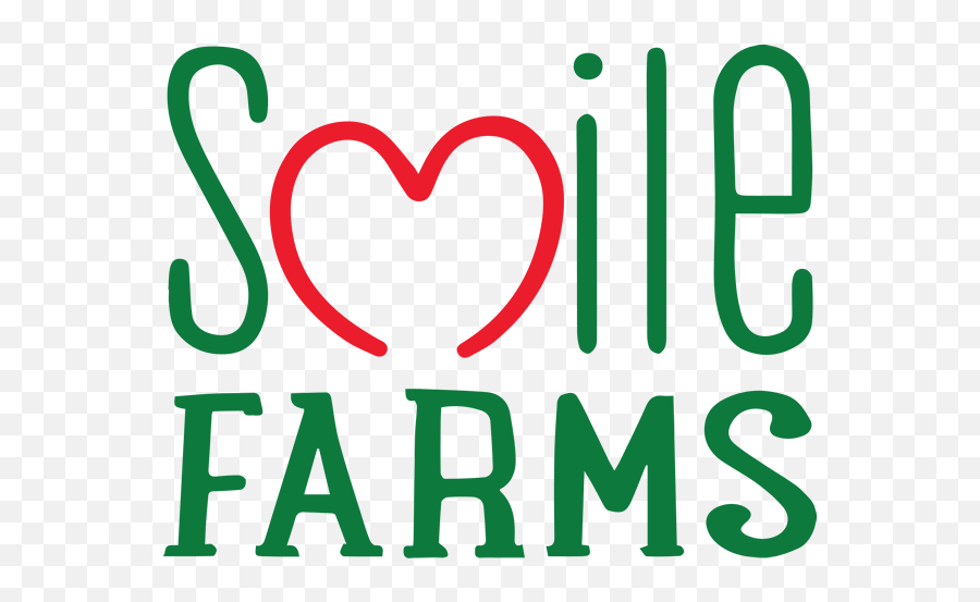 Smile Farms Inc Creating Smiles One Job - Heart Png,Smile Logo