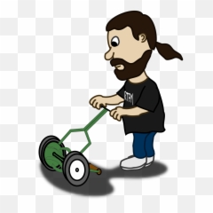 Pushing Lawn Mower Png Svg Clip Art - Stone Clipart,Lawn Png