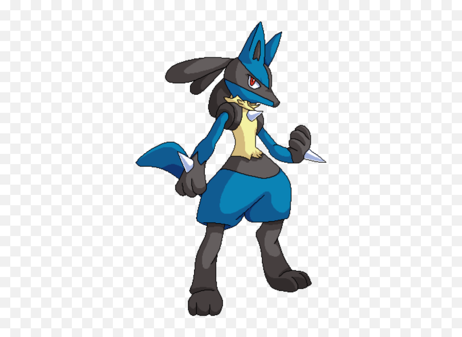 Bak62 Ssbc Lucario Artwork By Waluigifan32 Pokemon Mewtwo - Imagenes De Pokemon Lucario Png,Lucario Png