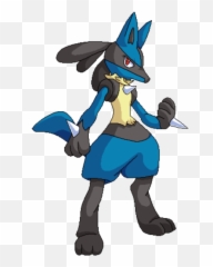 Bak62 Ssbc Lucario Artwork By Waluigifan32 Pokemon Mewtwo - Imagenes De Pokemon Lucario Png,Lucario Png